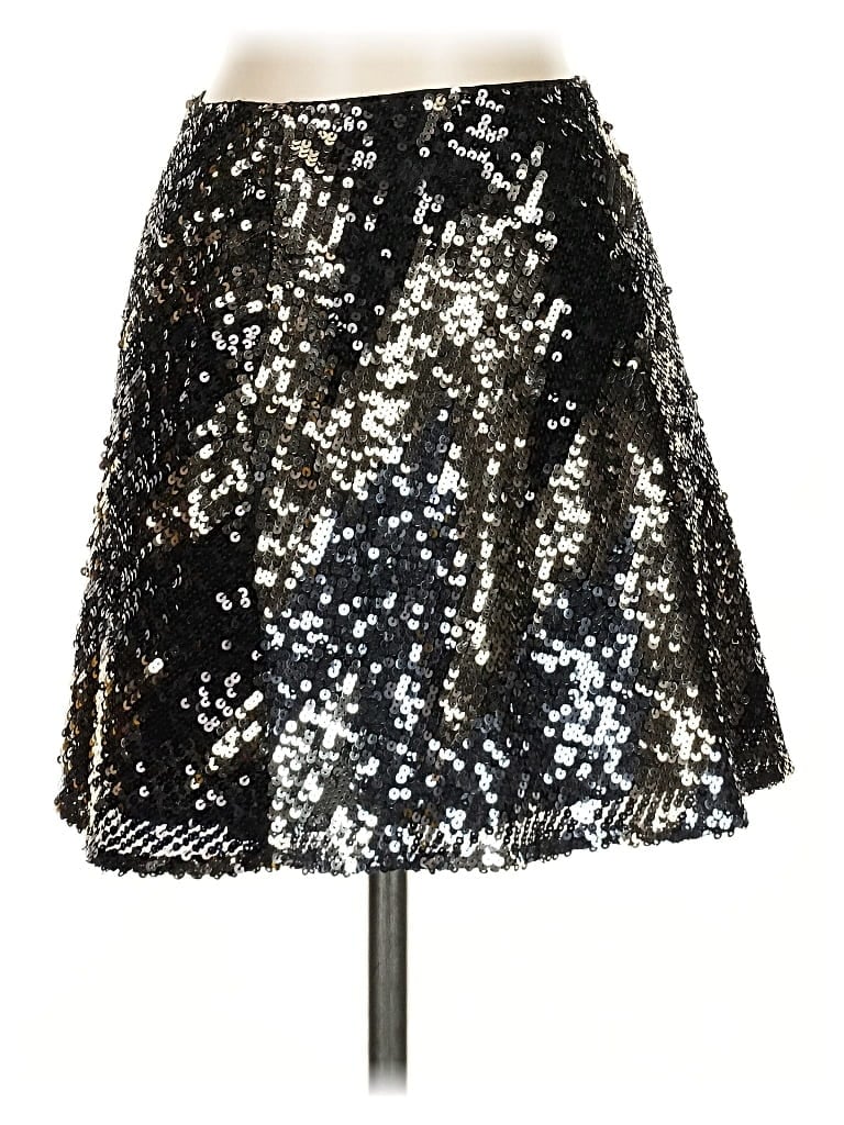 Pre-owned French Connection Formal Skirt In Silver