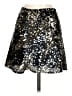 French Connection 100% Polyester Metallic Silver Formal Skirt Size 0 - photo 2
