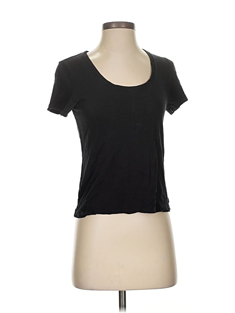 Pre-owned Reformation Jeans Short Sleeve T-shirt In Black