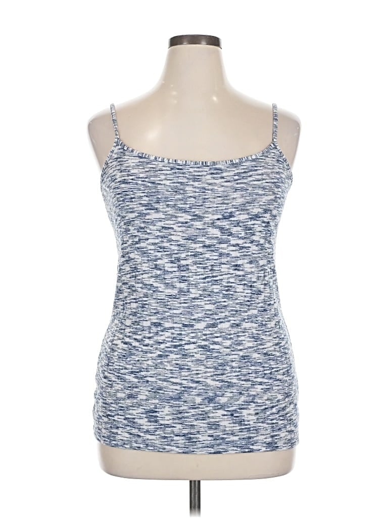 Pre-owned Ann Taylor Loft Outlet Tank Top Blue Strapless Neckline Tops