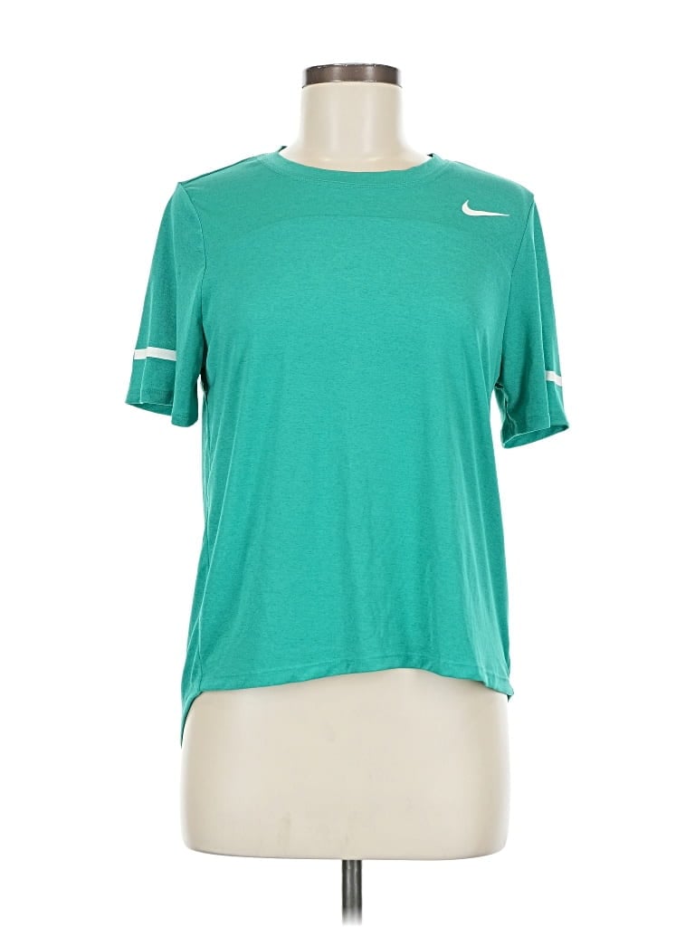 Pre-owned Nike Active T-shirt In Green
