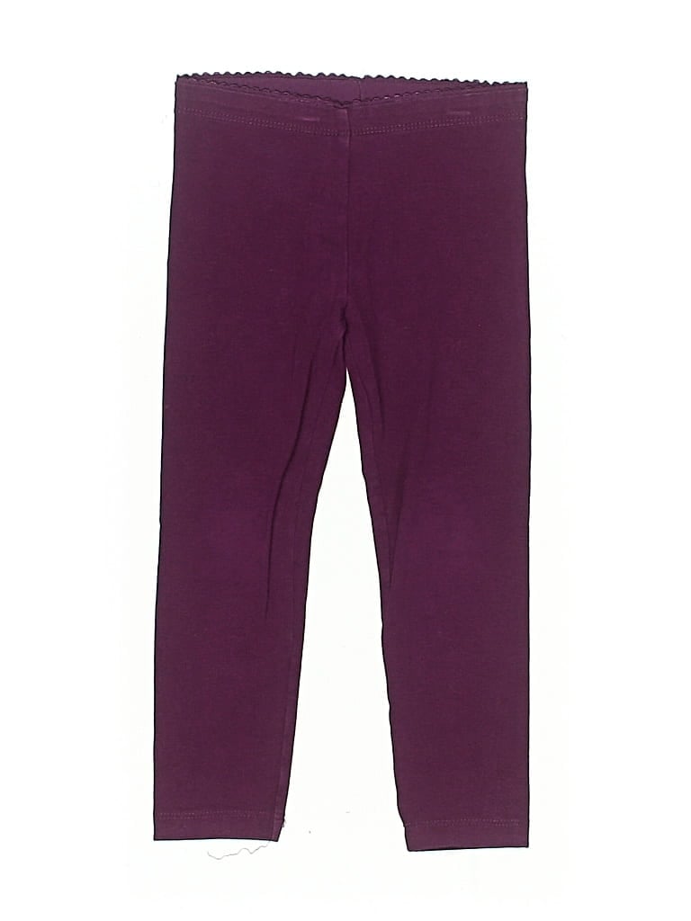 Pre-owned Tea Kids' Casual Pants In Purple