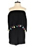 Lisa & Lucy 100% Rayon Hearts Black Romper Size XS - photo 1