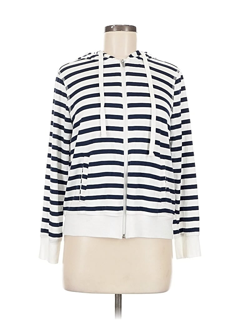 Pre-owned Philosophy Republic Clothing Zip Up Hoodie In White