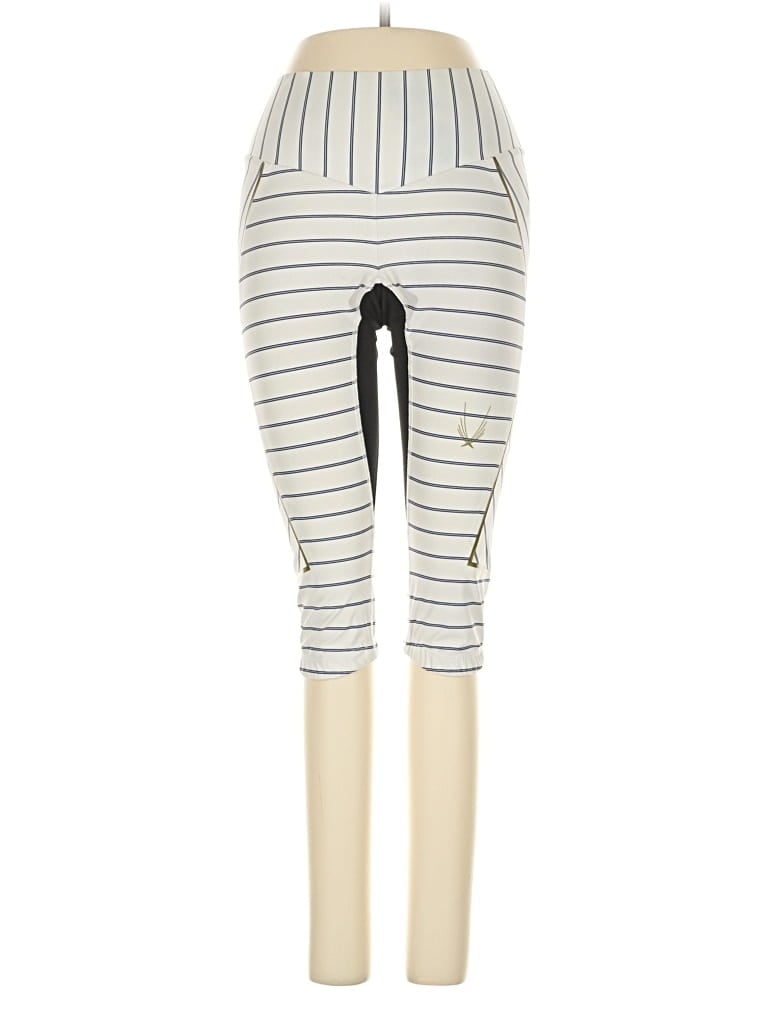 Pre-owned Lucas Hugh Leggings In White