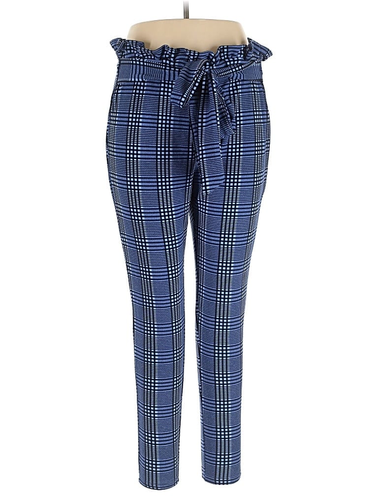 Pre-owned Shein Curve Casual Pants In Blue