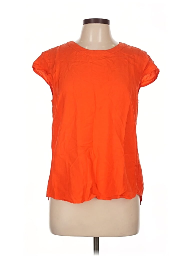 Pre-owned J.crew Factory Store Short Sleeve T-shirt In Orange