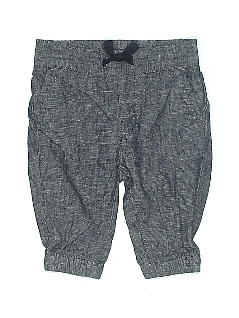 Pre-owned Janie And Jack Babies' Linen Pants In Gray