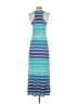 Aqua Stripes Blue Casual Dress Size XS - photo 2