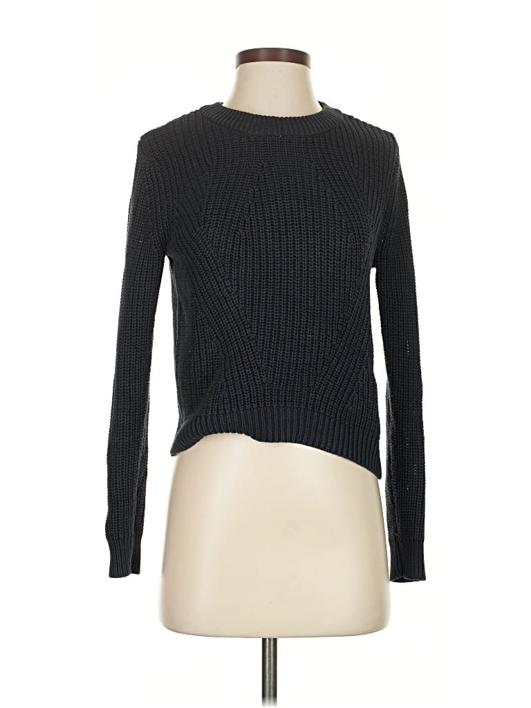 Pre-owned H&m Pullover Sweater In Black