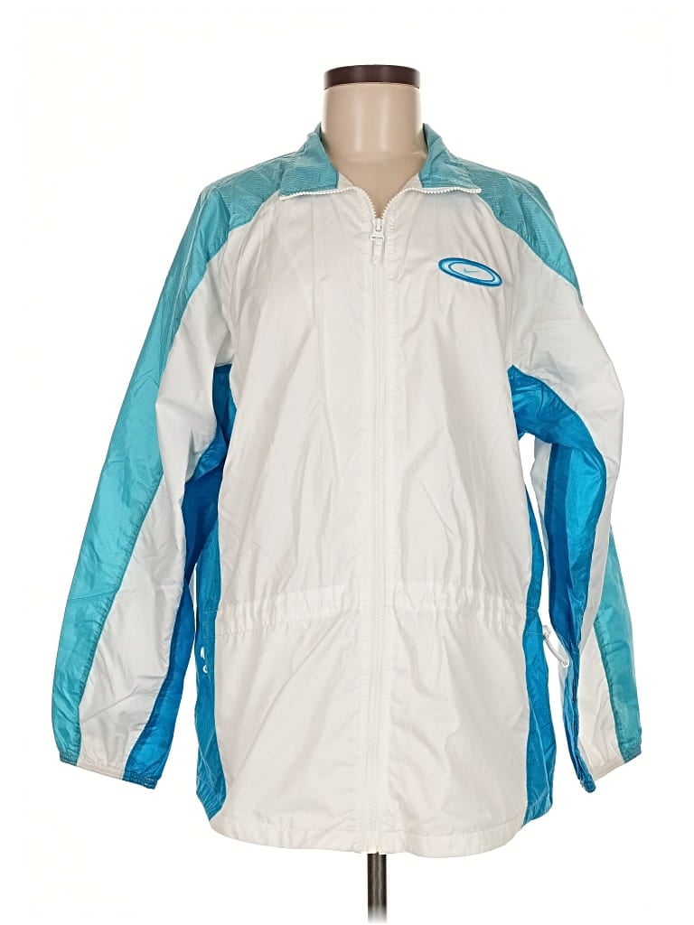 Pre-owned Nike Windbreaker Jacket In White