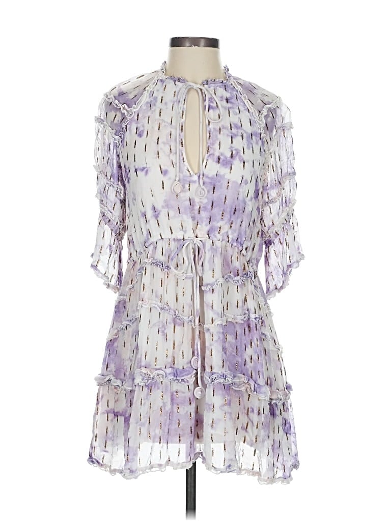 Pre-owned Hemant & Nandita Cocktail Dress In Purple