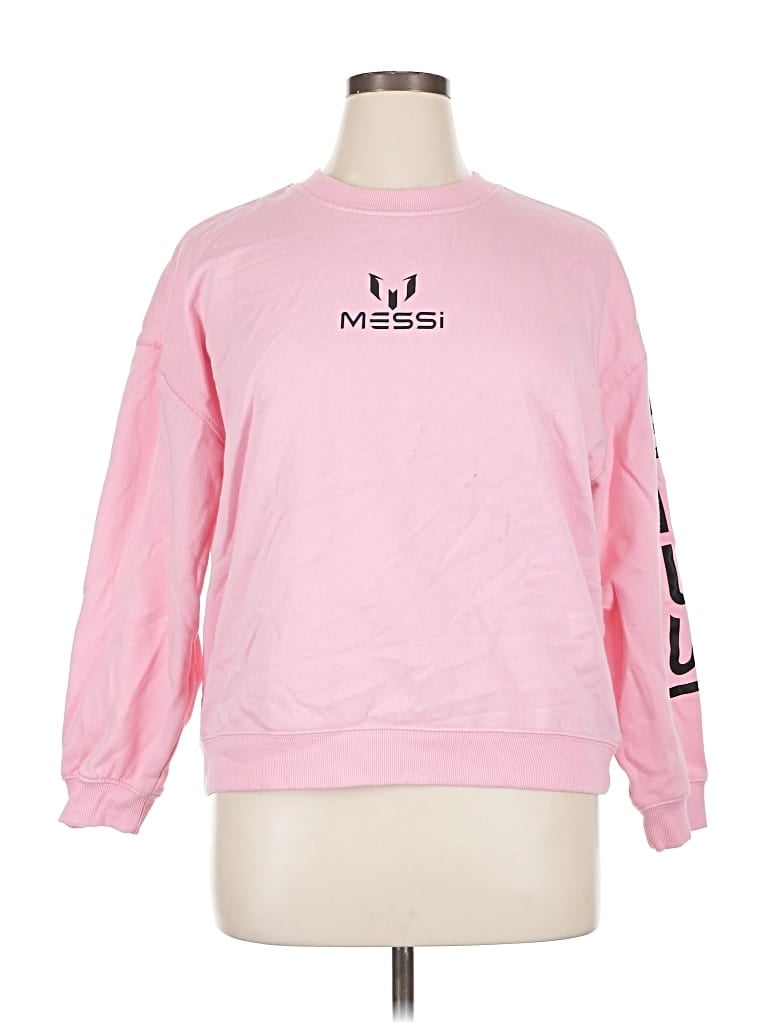 Pre-owned Assorted Brands Sweatshirt In Pink