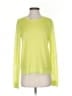 CAbi 100% Acrylic Yellow Green Long Sleeve Top Size S - photo 1