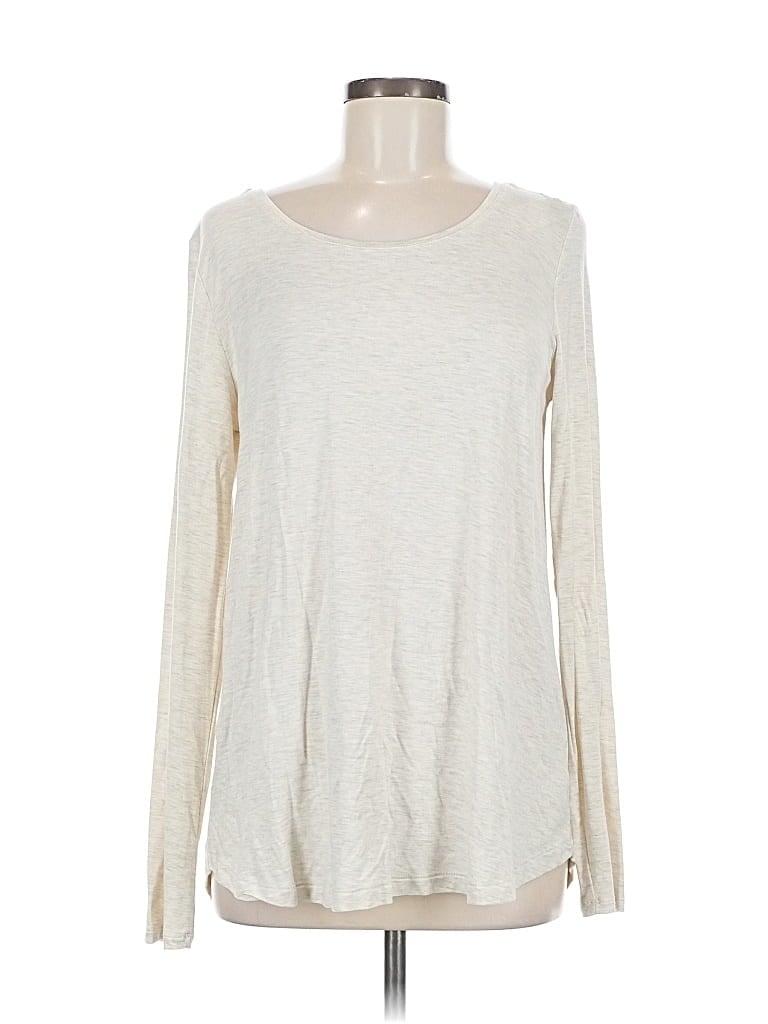 Pre-owned Gap Outlet Long Sleeve T-shirt In White