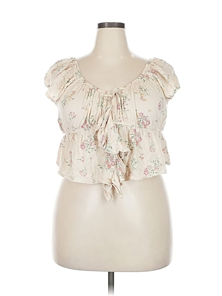 Pre-owned Arizona Jean Company Sleeveless Blouse In White