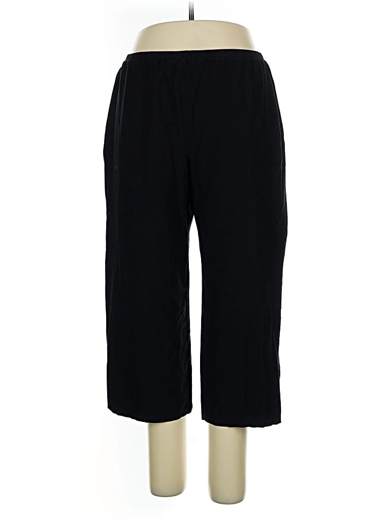 Pre-owned Eileen Fisher Casual Pants In Black