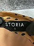 Storia Polka Dots Tan Casual Skirt Size S - photo 3