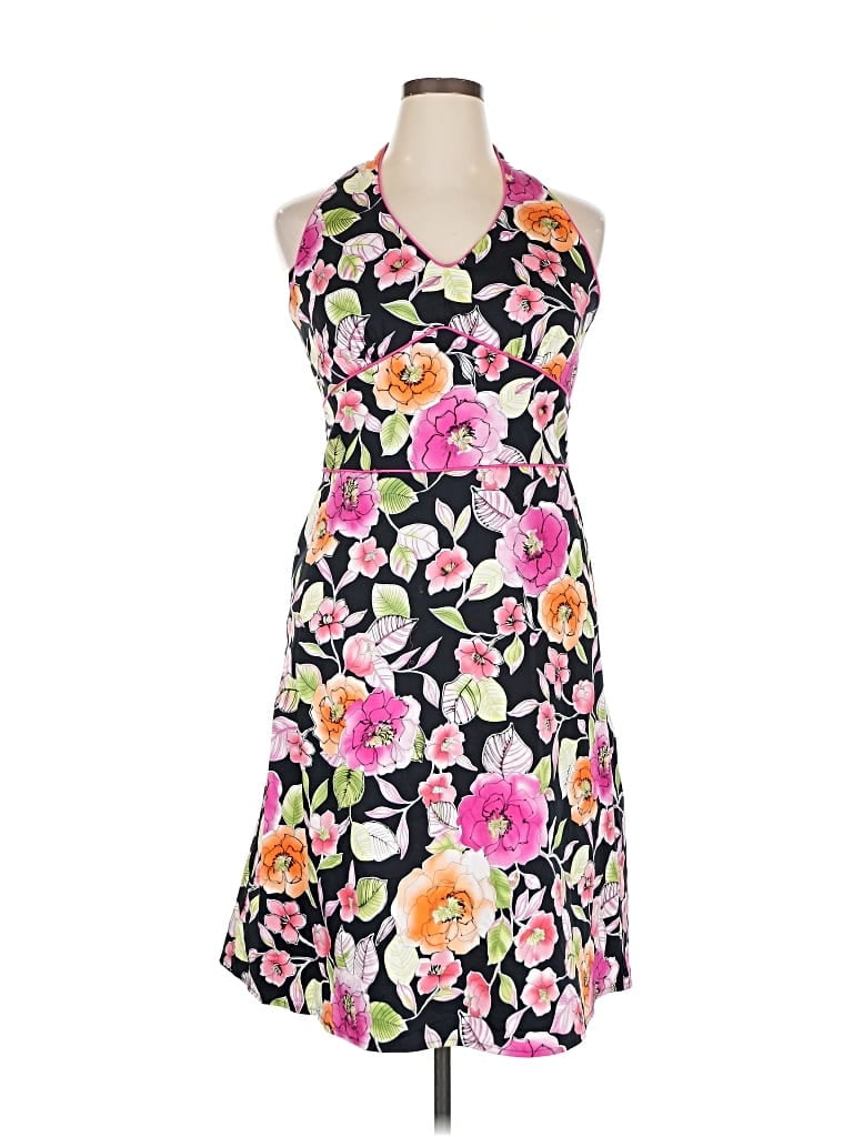 Pre-owned Sag Harbor Casual Dress In Black