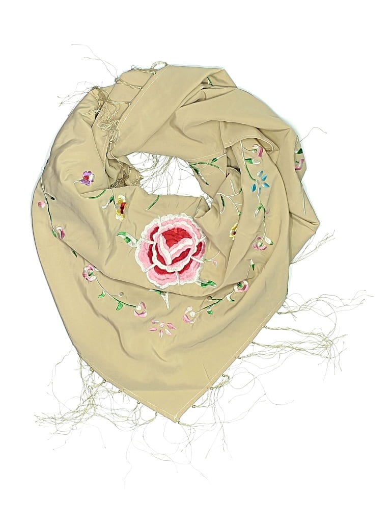 Pre-owned Unbranded Scarf In White