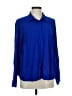 Torrid Blue Long Sleeve Blouse Size Med Plus (00) - photo 1