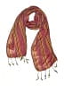 Unbranded Stripes Orange Red Scarf One size - photo 1