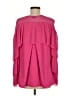 Prabal Gurung 100% Polyester Pink Long Sleeve Blouse Size 8 - photo 2