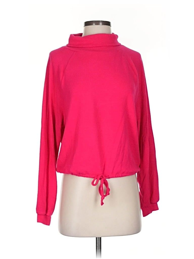 Pre-owned Saturday Sunday Turtleneck Sweater In Pink