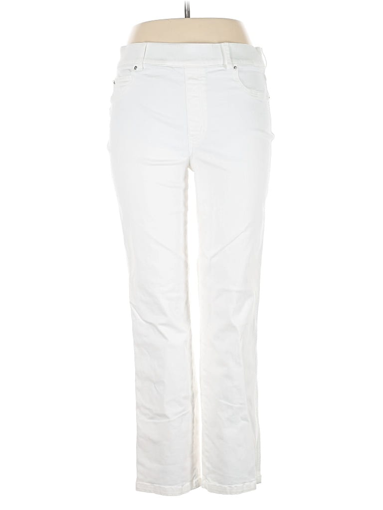 Pre-owned Spanx Jeans In White