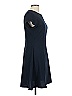 Ottod'Ame Solid Black Casual Dress Size 10 - photo 4