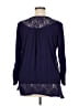Design History Blue Purple Long Sleeve Blouse Size 1X - photo 2