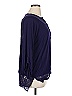 Design History Blue Purple Long Sleeve Blouse Size 1X - photo 4