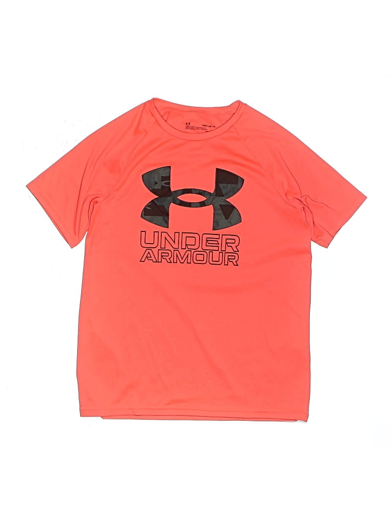 Pre-owned Under Armour Kids' Short Sleeve T-shirt In Orange