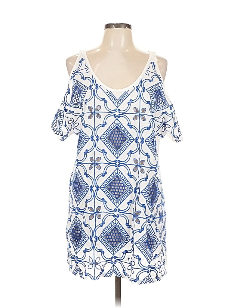 Pre-owned Solitaire Casual Dress In Blue