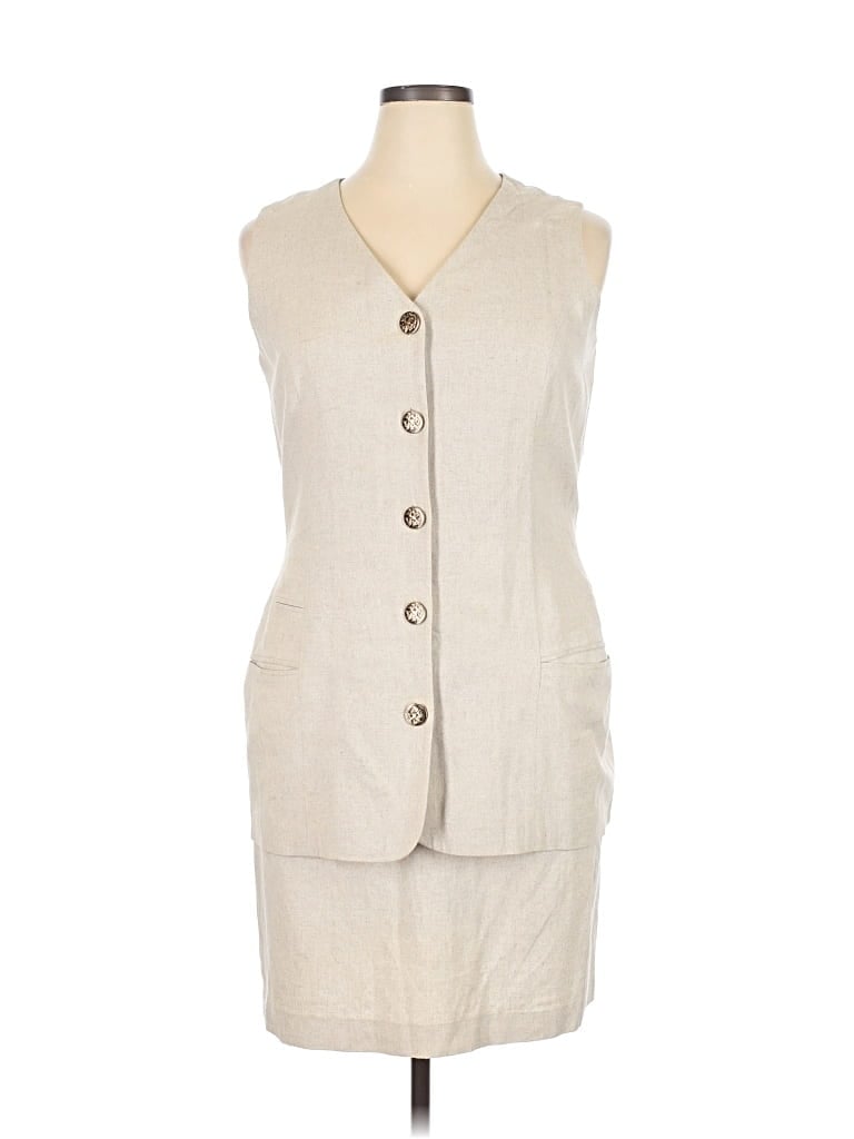 Pre-owned Newport News Casual Dress In Brown