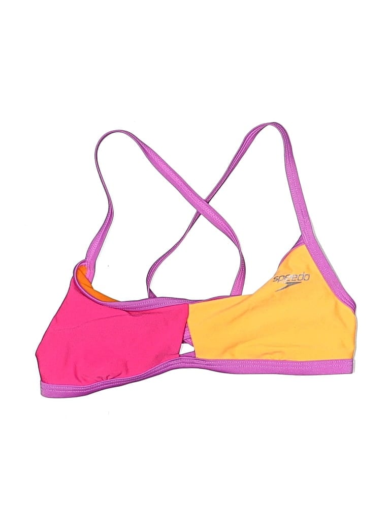 Pre-owned Speedo Swimsuit Top Pink Swimwear