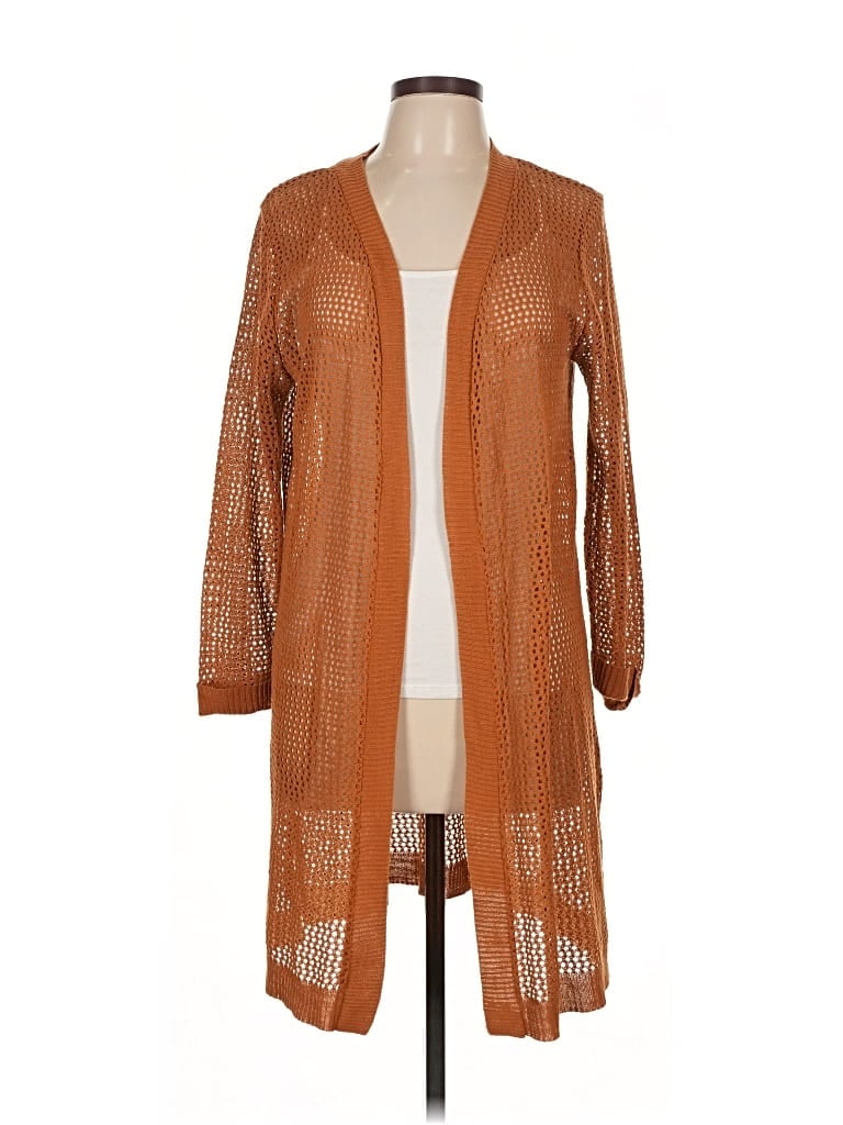 Pre-owned Maurices Cardigan Sweater In Orange