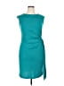 Chetta B Solid Teal Cocktail Dress Size 14 - photo 1