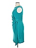 Chetta B Solid Teal Cocktail Dress Size 14 - photo 5