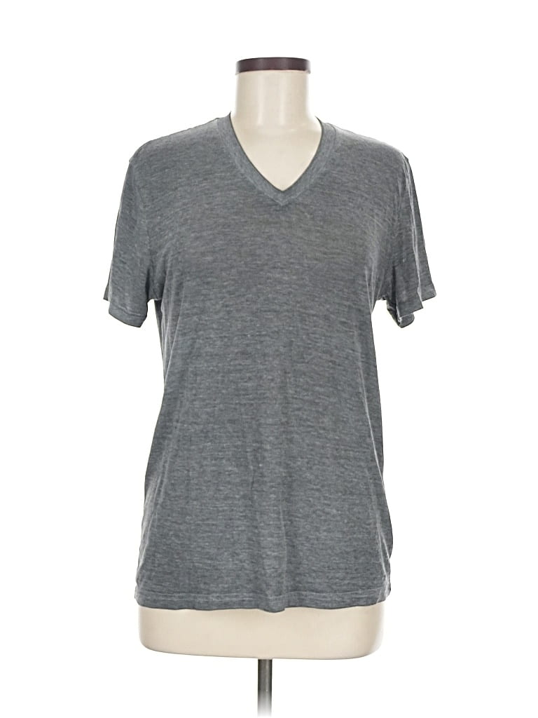 Pre-owned Assorted Brands Short Sleeve T-shirt In Gray