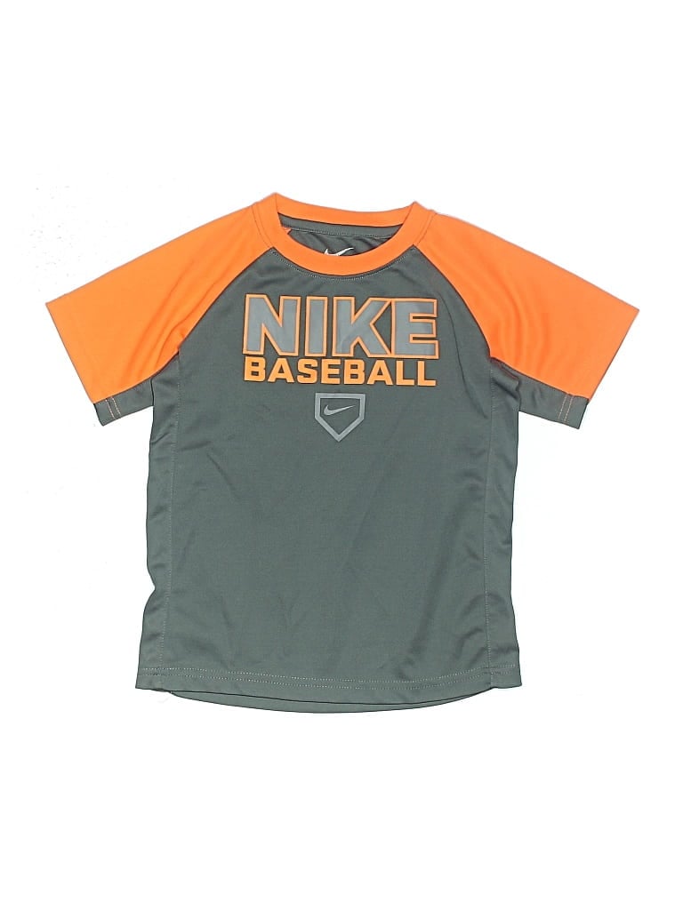 Pre-owned Nike Kids' Active T-shirt In Green