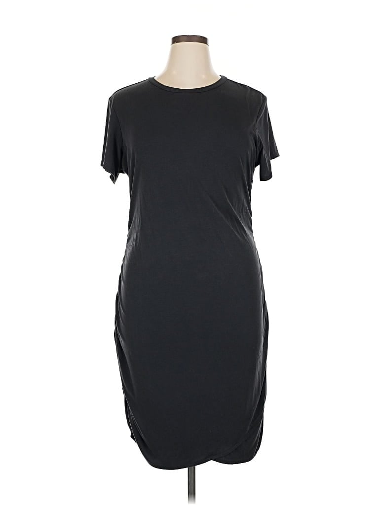 Pre-owned Express Casual Dress In Black