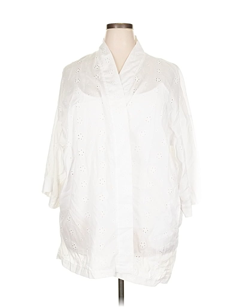 Pre-owned Victoria's Secret Kimono In White