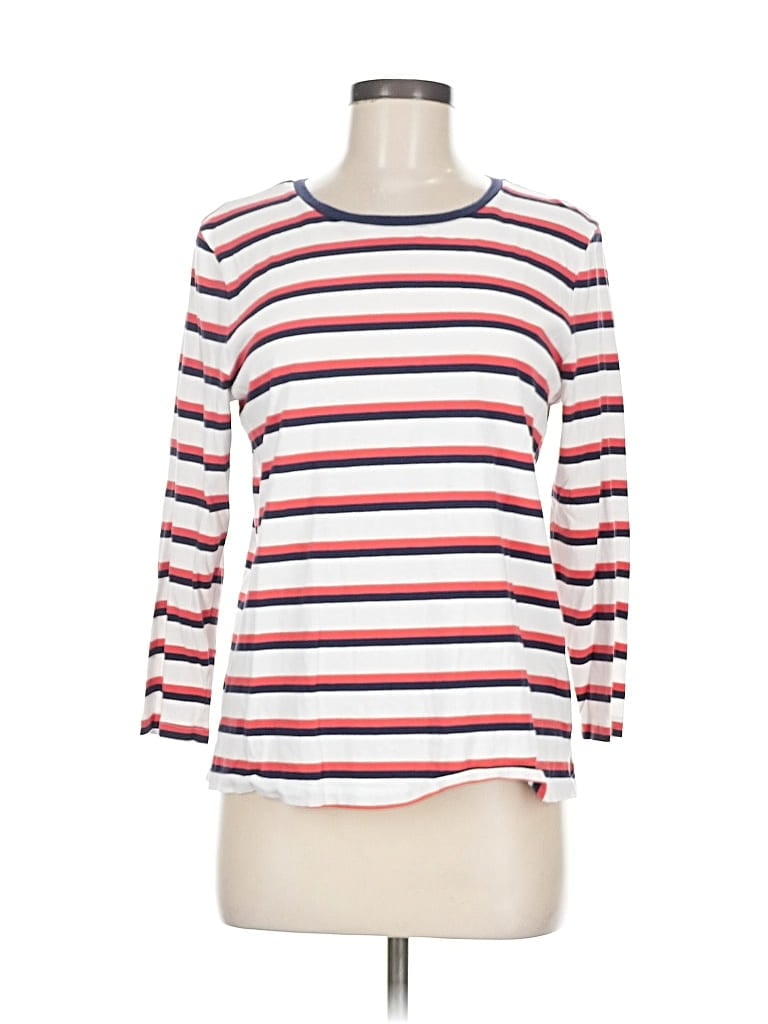 Pre-owned Old Navy 3/4 Sleeve T-shirt In White