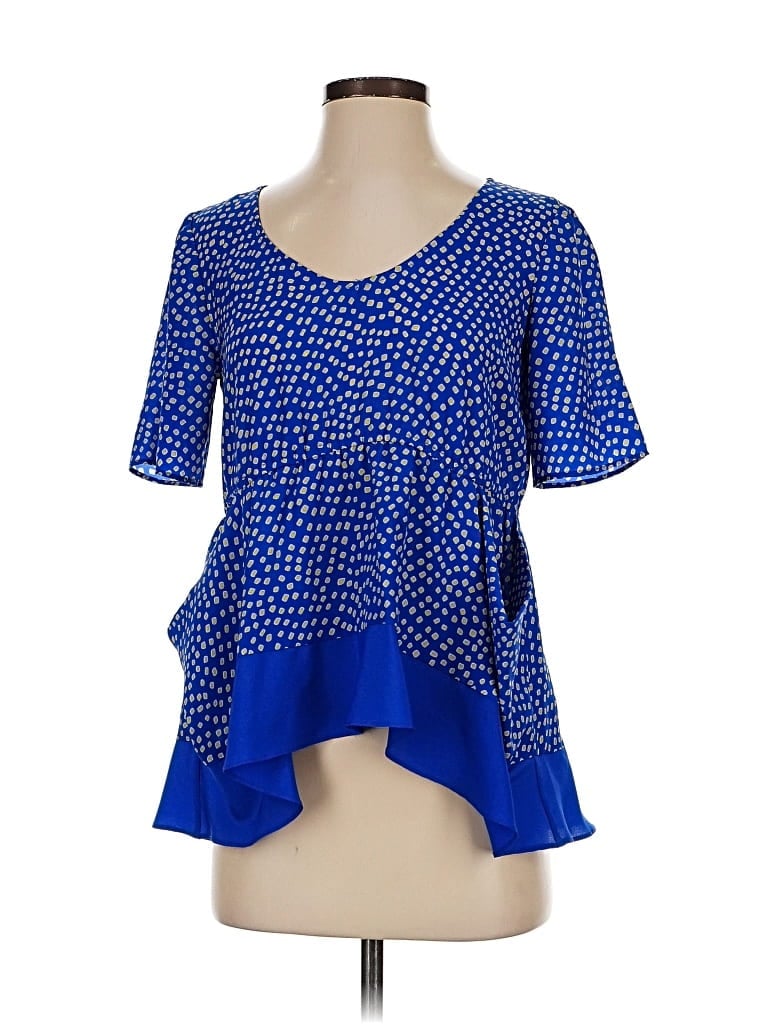 Pre-owned Bcbgeneration Short Sleeve T-shirt In Blue