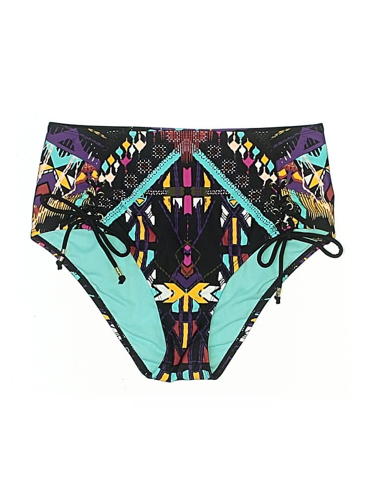 Pre-owned Time And Tru Swimsuit Bottoms In Blue