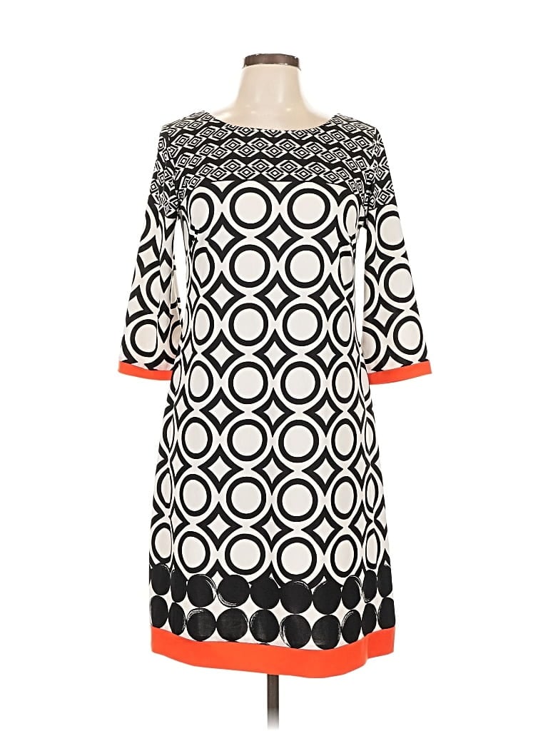 Pre-owned Ab Studio Casual Dress In Black