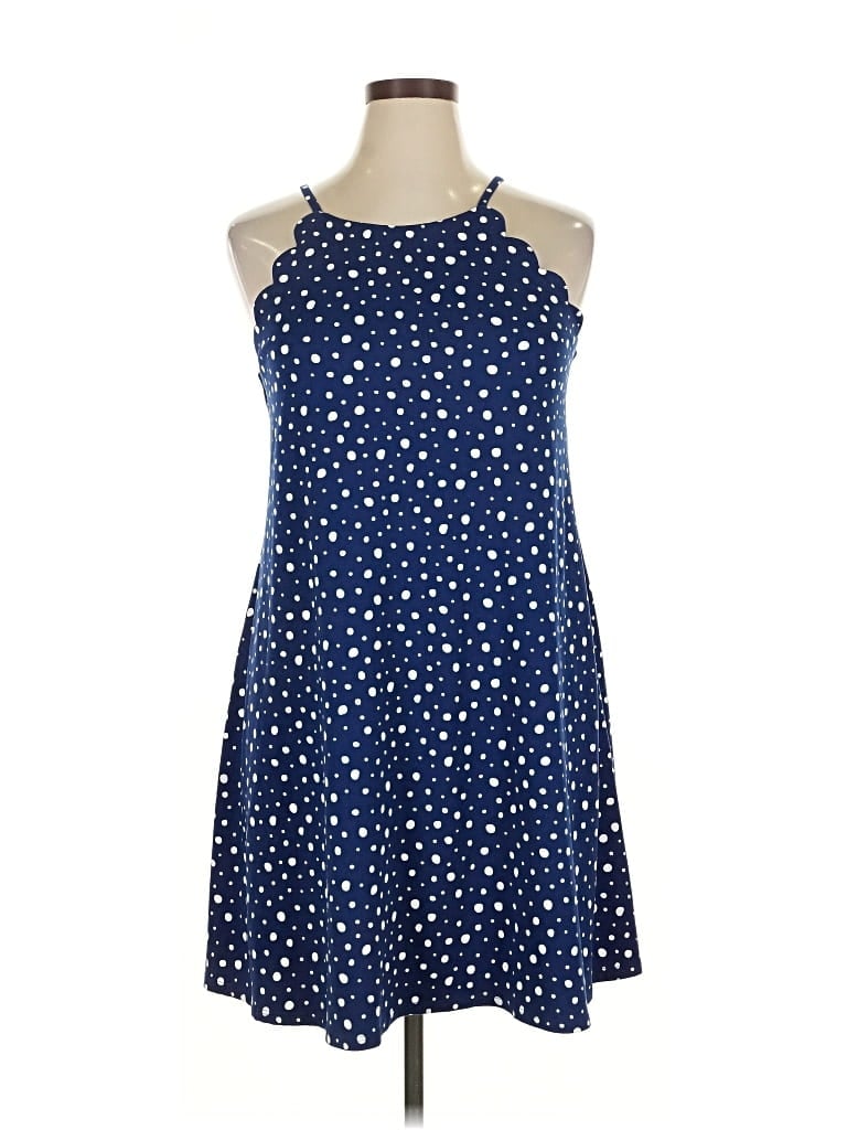 Pre-owned Fortune + Ivy Casual Dress In Blue
