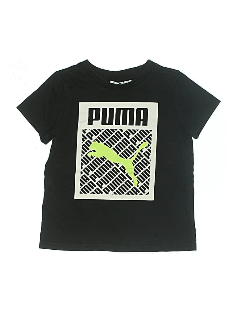 Pre-owned Puma Kids' Short Sleeve T-shirt In Black