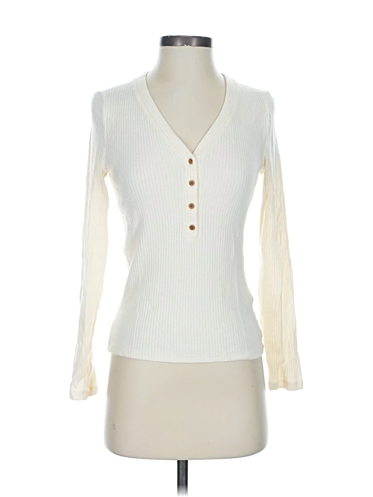 Pre-owned Madewell Cardigan Sweater In White